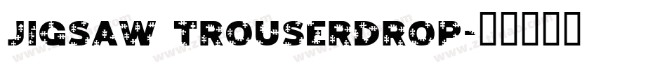 JIGSAW TROUSERDROP字体转换